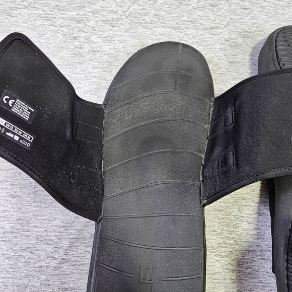 SOLE Mens Mendocino Orthotic Slide Sandal Black Adjustable Arch Support Sport 14 - Picture 9 of 15